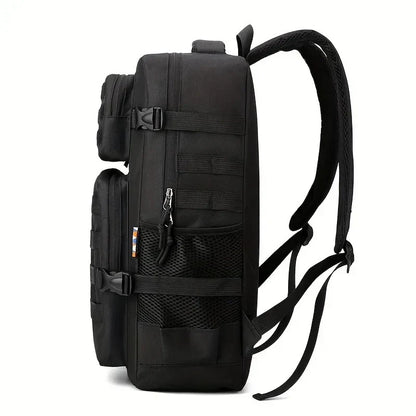 Tactical Backpacks Men's Camouflage Backpack, Hiking And Camping Backpack, LargeCapacity Multi-layer Outdoor Sports Backpack