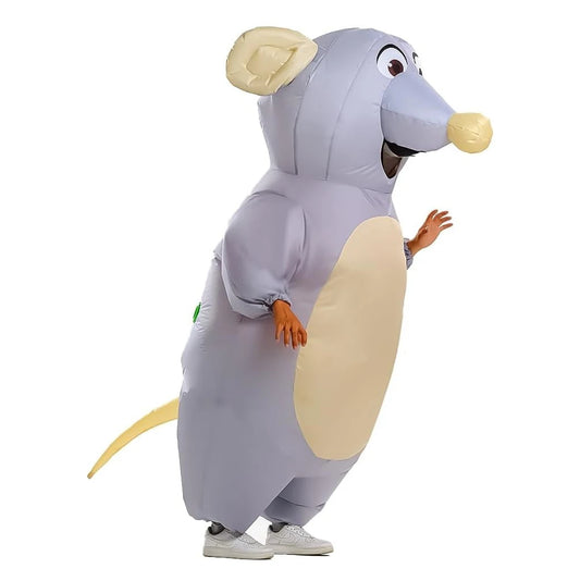 Adult Standing mouse Inflatable Costumes Christmas Anime Cosplay Costume Cute Mouse Mascot Fancy Party Role Play Disfraz