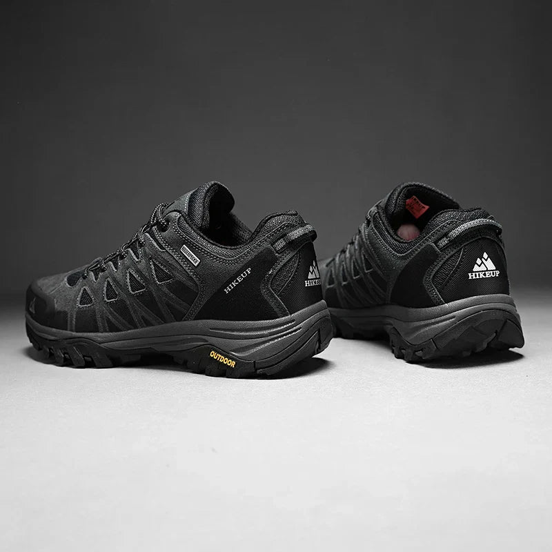 Mens Hiking Shoes Breathable Lace Up Trekking Male Cushioning Outdoor Climbing Tourism Sneakers for Men