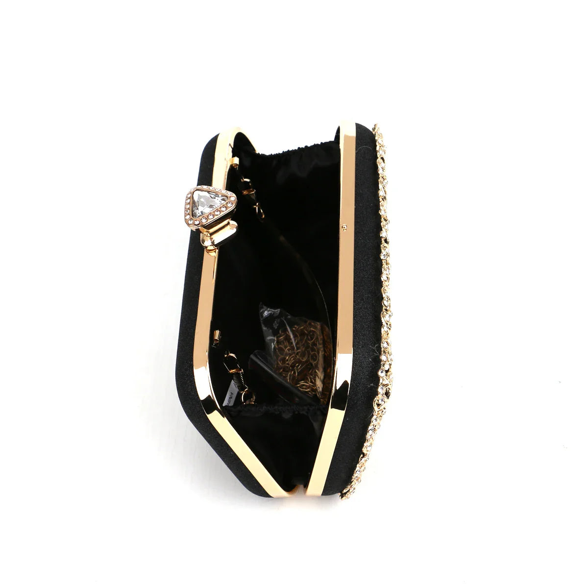 Hollow Out Style Diamonds Clutch Luxury Metal Rhinestones Evening Bags Flap Party Wedding Handbags Purse