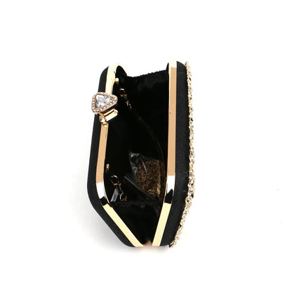 Hollow Out Style Diamonds Clutch Luxury Metal Rhinestones Evening Bags Flap Party Wedding Handbags Purse