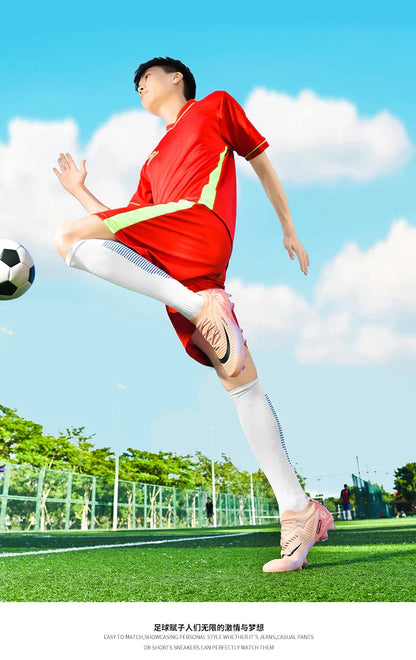 New Men Professional Soccer Shoes Unisex Ultralight Football Boots Training Wholesale Breathable Indoor Futsal Drop Shipping