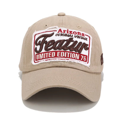 Letter Embroidery Baseball Caps For Men Women Cotton Winter Hat Hip Hop Fitted Caps Spring Summer Casual Sports Unisex Visor Hat