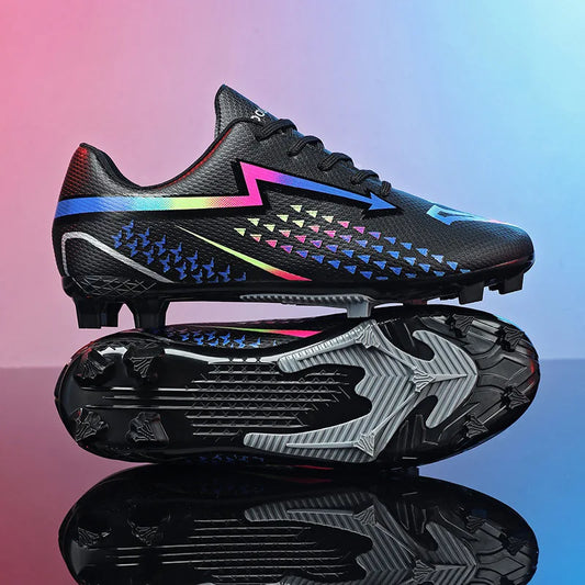 High Quality Mens Soccer Shoes Society Ultralight Turf Soccer Cleats Sneakers Training Football Boots Chuteira Campo 35-45