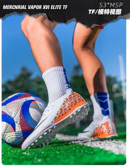 New Men Professional Football Boots Grass Soccer Shoes Outdoor Sport Non-Slip Training Shoes Match Sneakers Ultralight Unisex