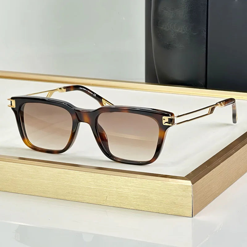 Luxury Crafted Designer Sunglasses Square for Men Women Top High Quality Classic Aesthetics Germany Brand Trendy UV400 with Case