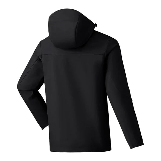 Unisex Waterproof Windbreaker Jacket - Single-Layer Raincoat for Hiking, Camping - Certified Moderate Rain Protection