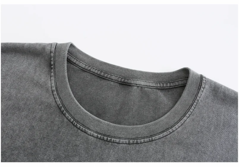 100% Cotton T-shirt Custom Logo Street Trend Short Sleeve T-shirt Embroidery Design European American Size Tops Printing Pattern