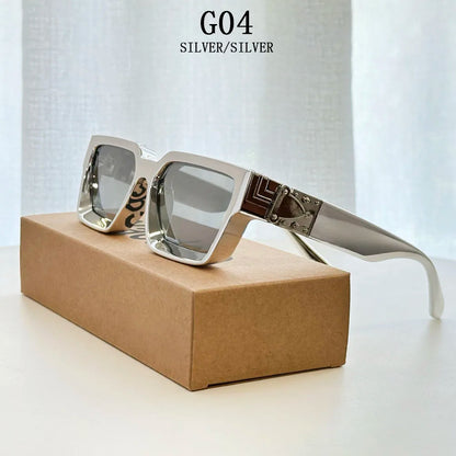 2026 Retro Square Sunglass Men Vintage Millionaire Sunglasses Women Trendy Vacation Luxury Fashion Glasses Gafas De Sol Hombre