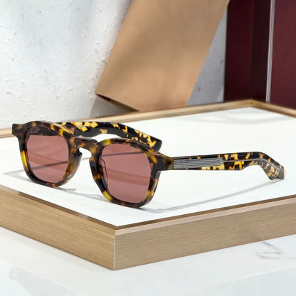 Modern Square Classical Sunglasses Men Women Handmade Fashion High Street Premium Quality UV400 Glasses with Case