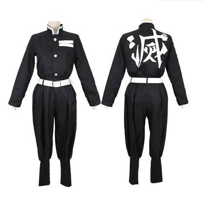 Tomioka Giyuu Japanese Anime Cosplay Costume Suit with Wig for Boys Adult Carnival Halloween Party Gift Tomioka Giyuu Uniforms