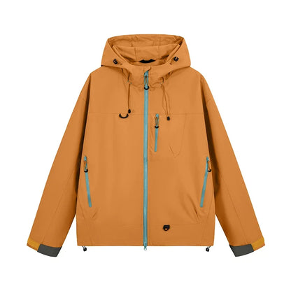Men's Women's Waterproof Hiking Jacket Trekking Camping Mountaineering Windbreaker Unisex Outdoor Sport Windproof Rain Coat