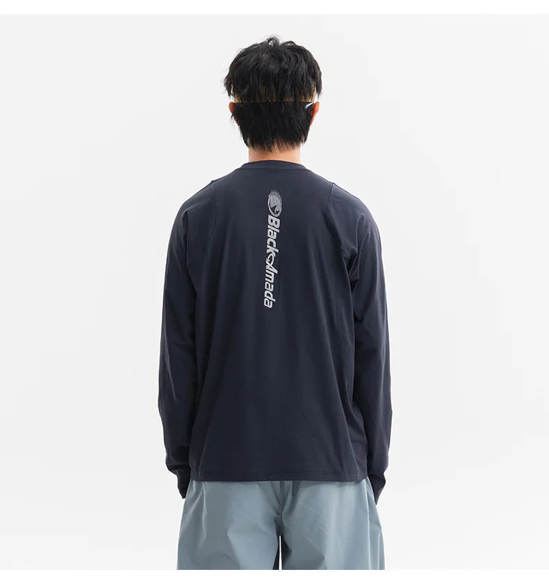 Men Anti-Bacterial  UPF Sun Protection Long Sleeve Moisture-Wicking & Quick-Dry Lightweight Top Unisex Quick-Dry Sun Protective