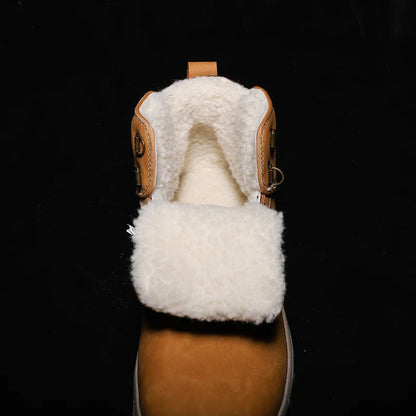 2024 Fashion Outdoor Winter Snow Boots For Men Male Sneakers Adult Quality Rubber High Top Super Warm Plush Warm Ankle Boots