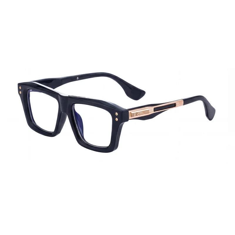 2026 New European and American Fashion Square Frame Photochromic Sunglasses for Men, Retro and Unique Outdoor Driving Sunglasses