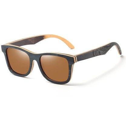 Natural Bamboo and Wooden Sunglasses VIP Manual Polarized Glasses Luxury Brand Environmental Degradable Glasses Gift Box