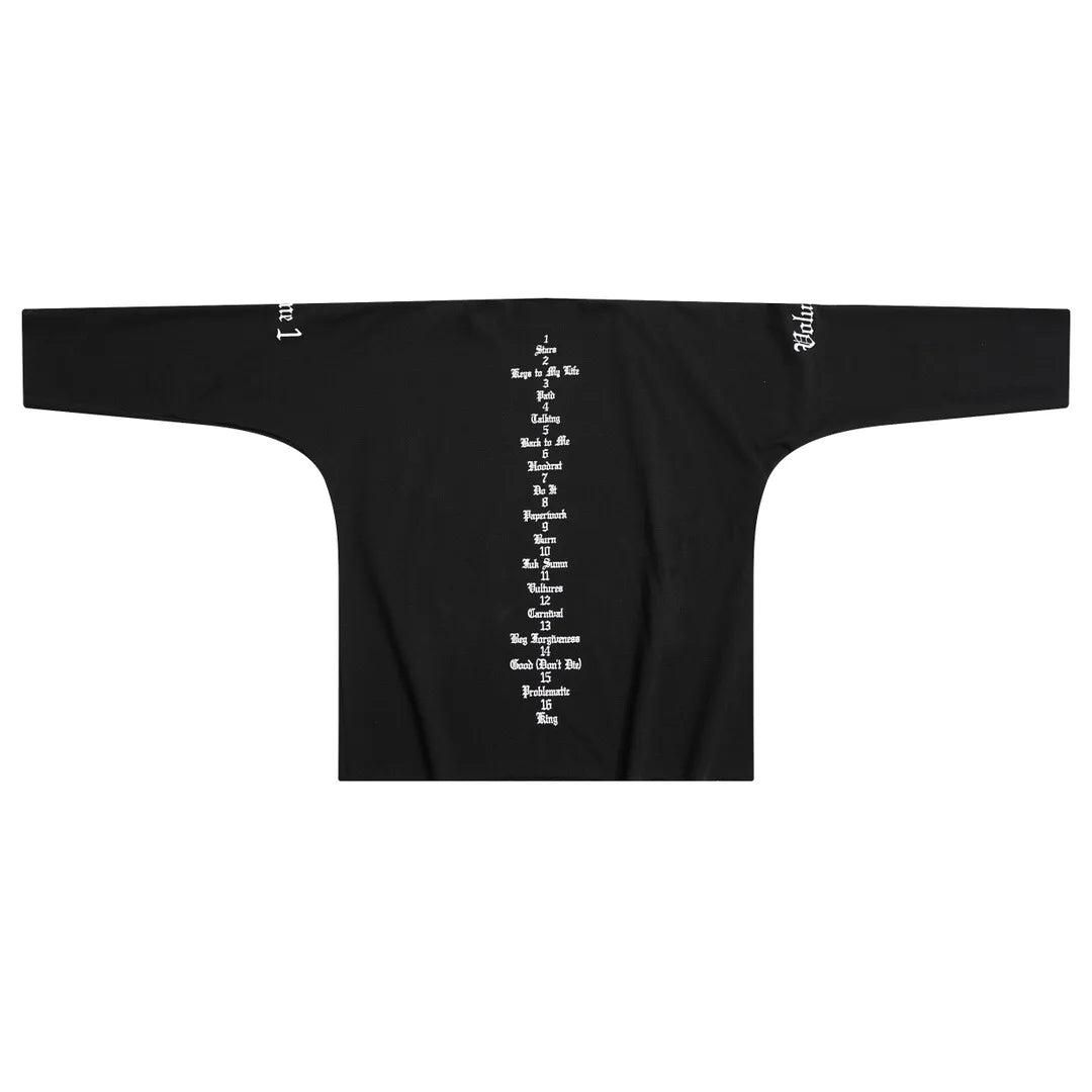 Double Eagle Head Print Vulture Sweatshirts Cotton Cutting Top Casual Loose Long Sleeve Hiphop Street Men Women Kanye Tshirts
