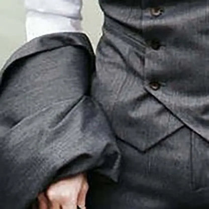 Black Mens Suit Vest Professional Men's Double Breasted Casual Vest Seasonal Men's Wedding Groomsman Suit Top Gray Vest jacket