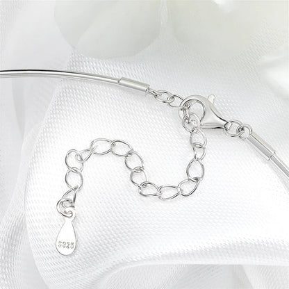 3CT Oval Cut Moissanite Necklace for Women Men Classic Neck Chain 1mm Lab Diamond Pendant 925 Sterling Silver Jewelry