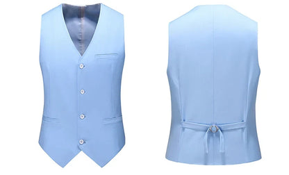 Vest for Men 17 Colors Solid Color Slim Single Breasted Waistcoat Business Fashion Casual High Quality Men Clothing Suit Vests