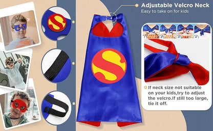 Superhero Capes for Boy girl birthday Gifts Cartoon Dress Up Costumes Party Supplies Easter halloween cape cloak