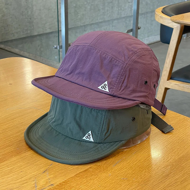 Japanese Quick Drying Baseball Hat Women Men Summer Outdoor Sunscreen Casual Versatile 5-flap Tooling Camping Hat
