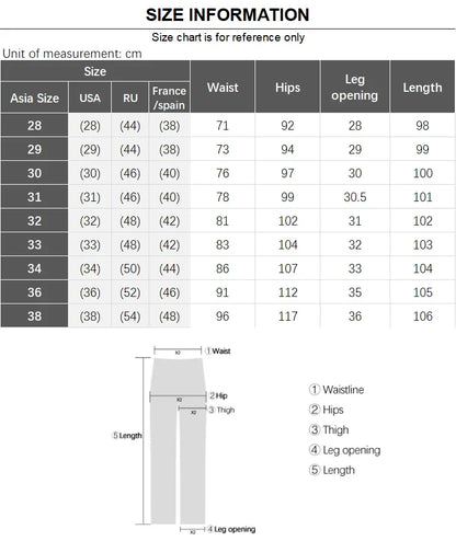 New Men's Jeans Slim Fit Stretch Straight Vintage Trendy Denim Pants Korean Washed Soft Versatile Fashion Trousers Streetwear
