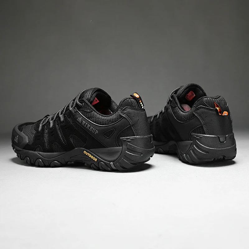 Men's Hiking Shoes Suede Leather Outdoor Shoes Wear-resistant Men Trekking Walking Hunting Tactical Sneakers
