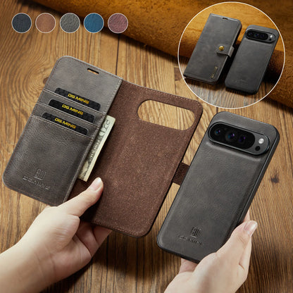 For Google Pixel 6 7 8 9 10 Pro XL/Pixel 5A 6A 7A 8A 9A Magnetic Detachable Cover 2in1 Flip Leather Wallet Phone Case
