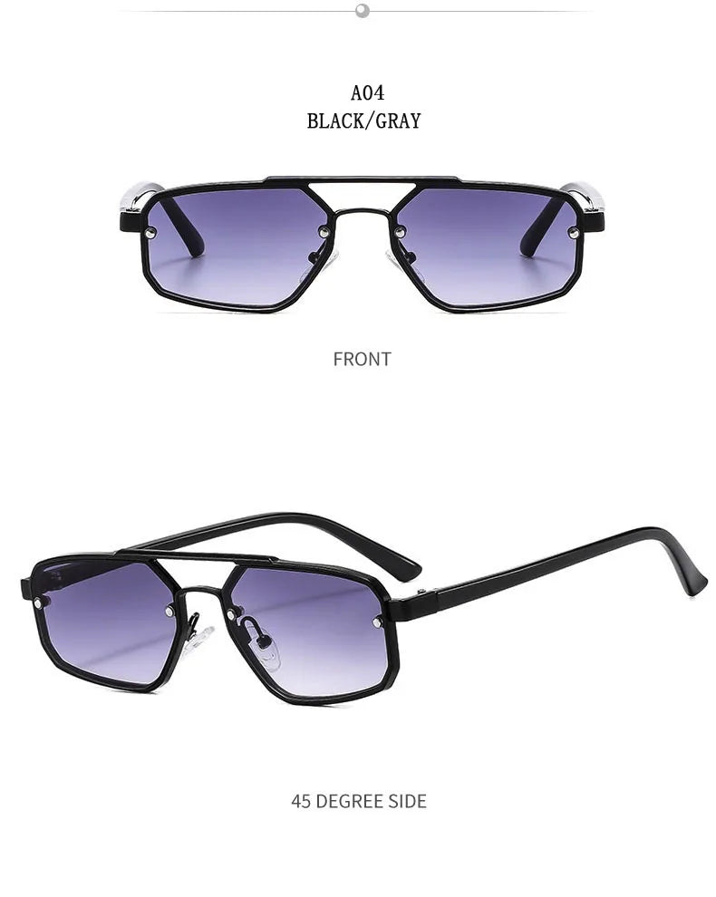 Fashion Punk Sunglasses Women Trendy Luxury Vacation Steampunk Sunglasses For Men Retro Glasses Gafas De Sol Hombre Zonnebril