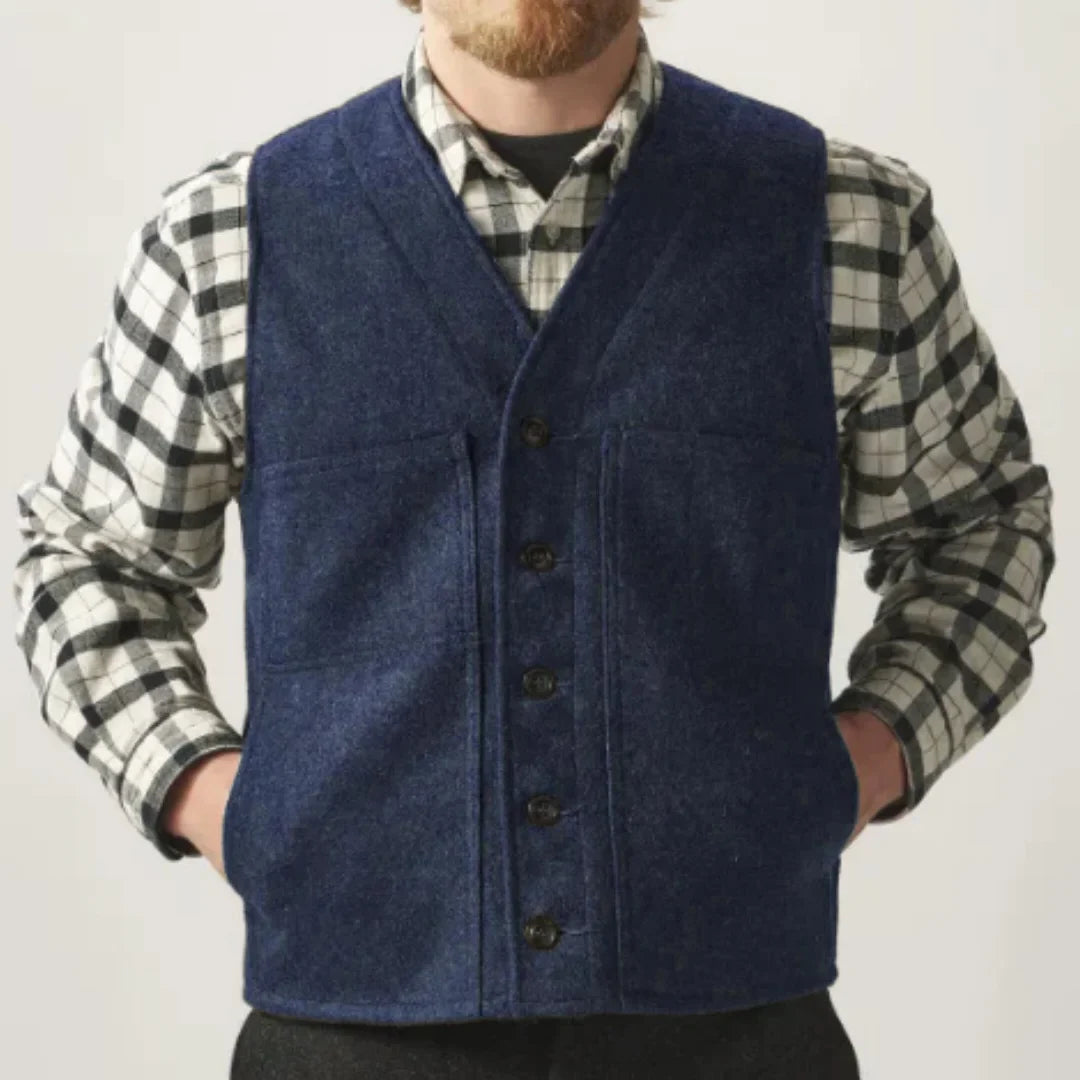 Men Vest Army Green Herringbone Single Button Waistcoat For Wedding Birthday Banquet Party Business Office Work Men Suit Vest