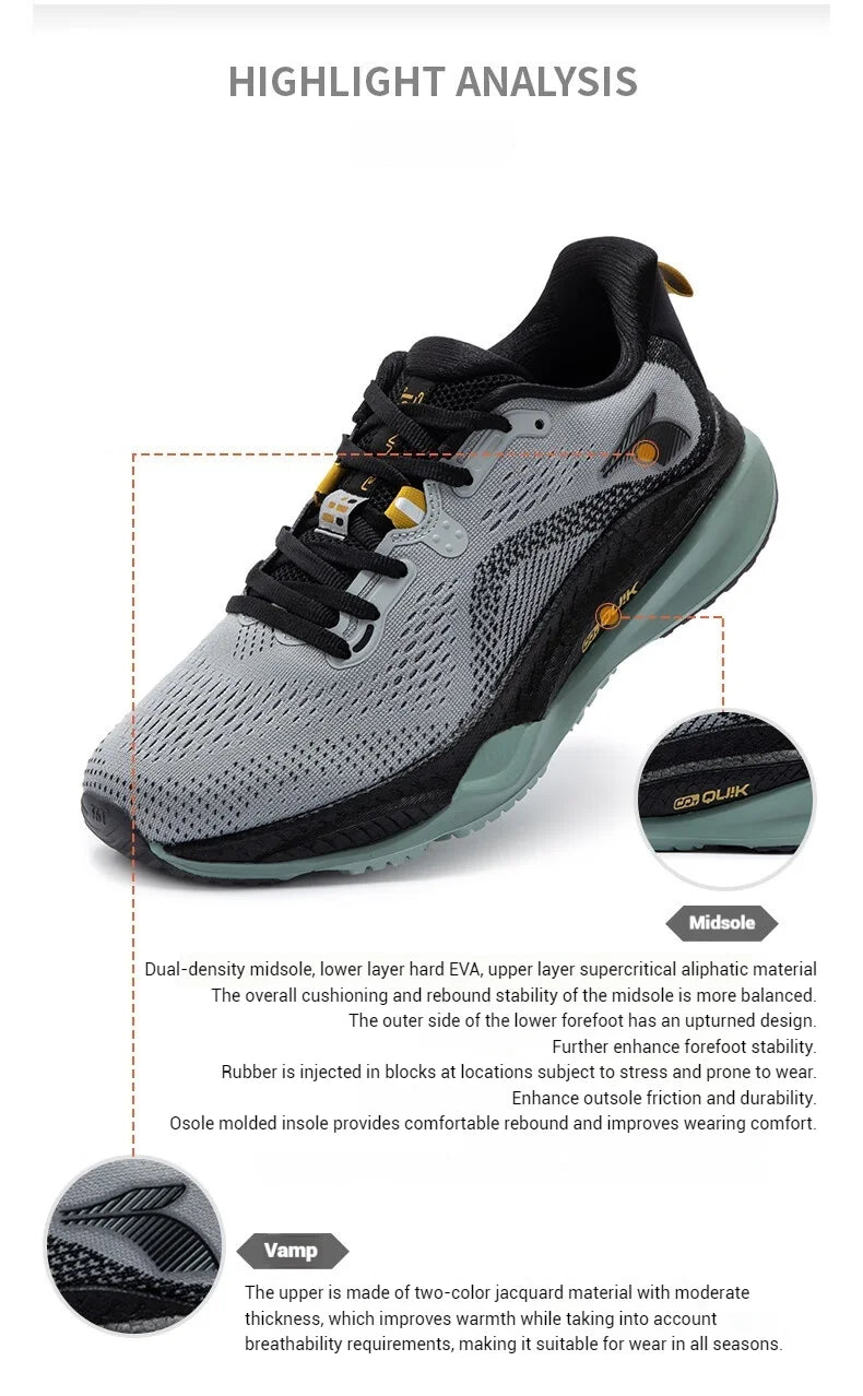 Men's Running Shoes Autumn And Winter Lightweight Cushioning Rebound Comfortable Sneakers Male 672442209