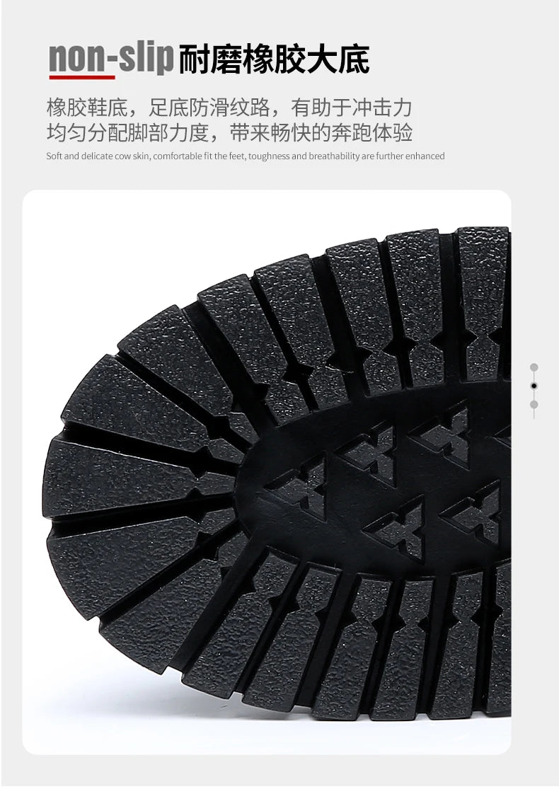 Fashion White Boots For Men New British Style Platform Motorcycle Boots Good Quality Casual Men’s High Top Leather Shoes Punk