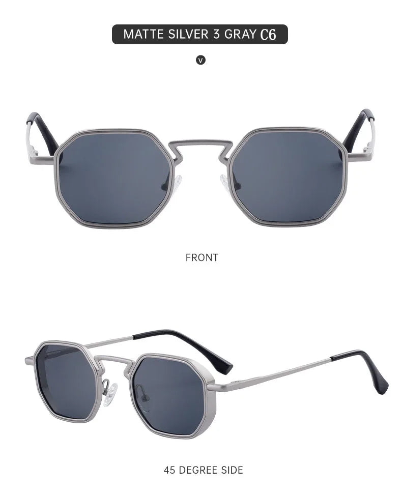 Vintage Steampunk Sunglasses Women 2025 Luxury Retro Punk Sunglass Men Fashion Glasses Gafas De Sol Hombre Lunette Soleil Femme