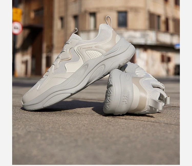 Men's Casual Shoes Retro Soft Versatile Breathable Vintage Mesh Leisure Grippy Lightweight Male Sneakers 672536776