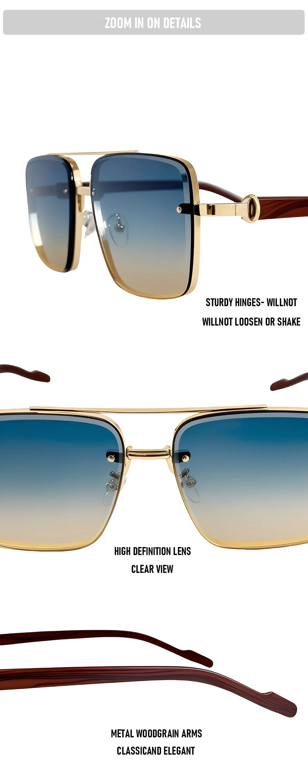UV400 Protection Square Sunglasses Women 2026 Luxury Brand Design Sunglass Men Vintage Fashion Glasses Dropshipping Gafas De Sol