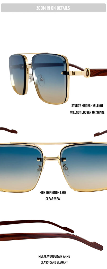UV400 Protection Square Sunglasses Women 2026 Luxury Brand Design Sunglass Men Vintage Fashion Glasses Dropshipping Gafas De Sol