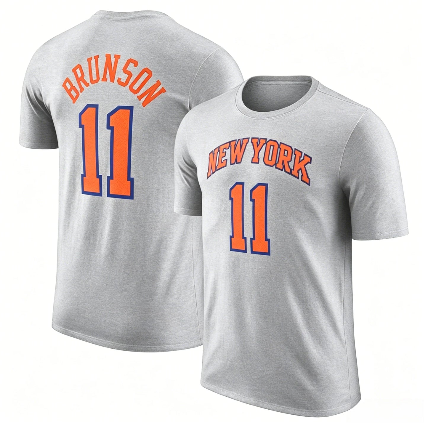 11 Jersey Sweatshirt Breathable Tshirt New York Team 2026 Summer New 100%cotton Men Basketball Fashion Sports Shirt Tee