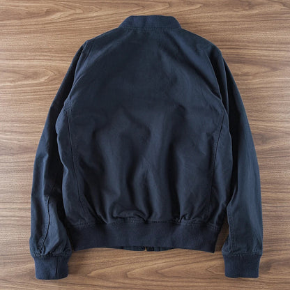 2025 Spring And Autumn New American Retro Men's Solid Color Twill Baseball Clothes 100% Cotton Fashion Wash Leisure Jacket Coat
