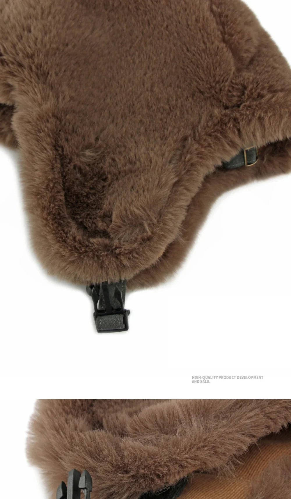 Russian Hat Thick Warm Winter Hat Men Women Windproof Ski Trapper Earflap Cap Faux Rabbit Fur Hat Male Female Bomber Hat