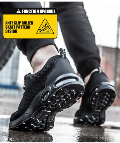 High Quality Men's Boots Safety Shoes Steel Toe Puncture-Proof Work Boots Lightweight Safety Work Shoes Men Indestructible Shoes
