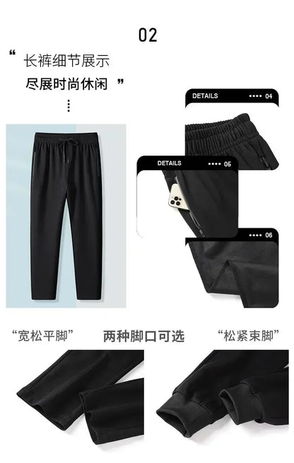 Men Running Sports Tracksuits Hoodies Zipper Outwear Sportwear+Sweatpants Sets Male Workout Sports Outfit Autumn Spring Sets men