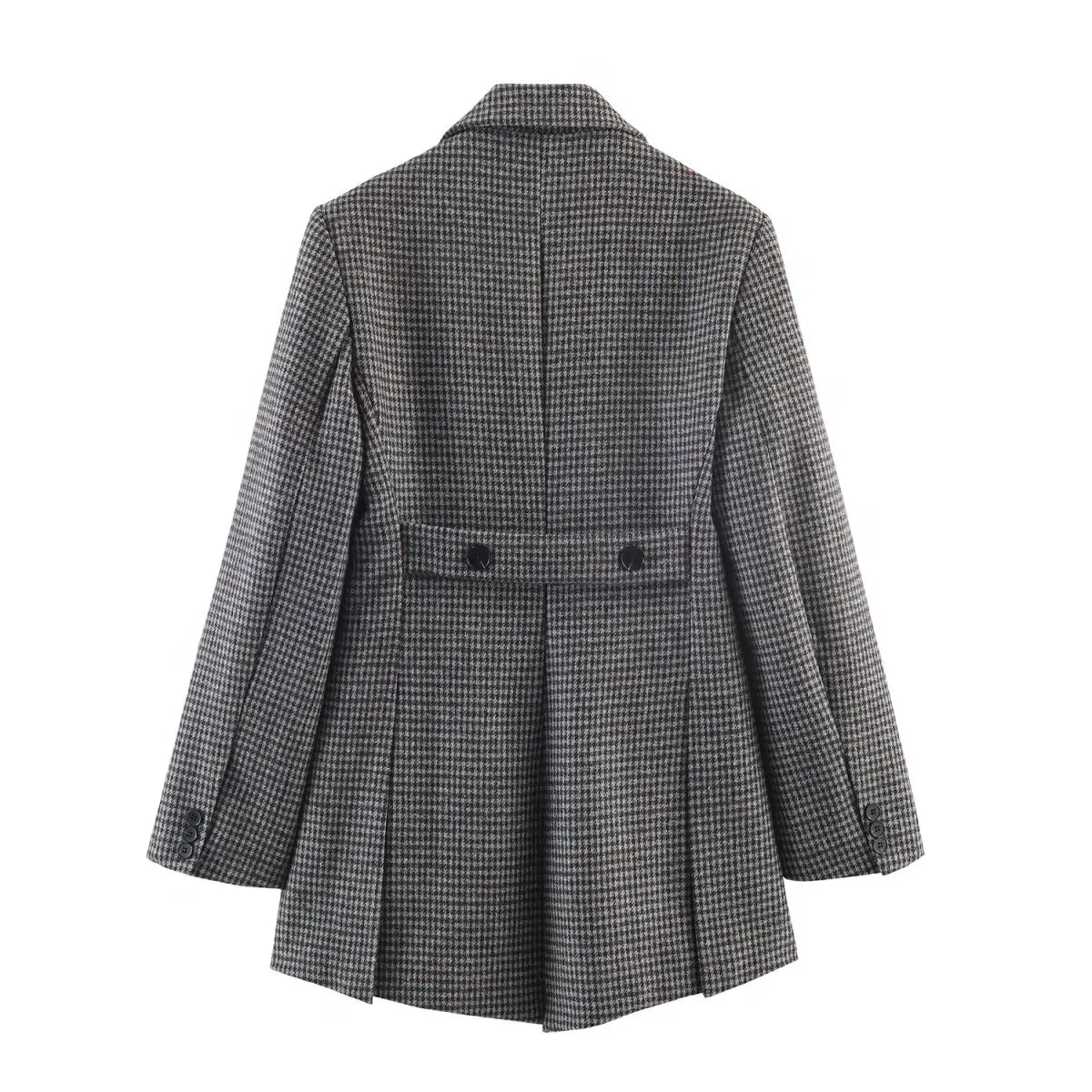 2026 Spring Fashion Vintage Asymmetry Stylish Long Women Blazer Office Lady Fashion Jacket Female Blazer