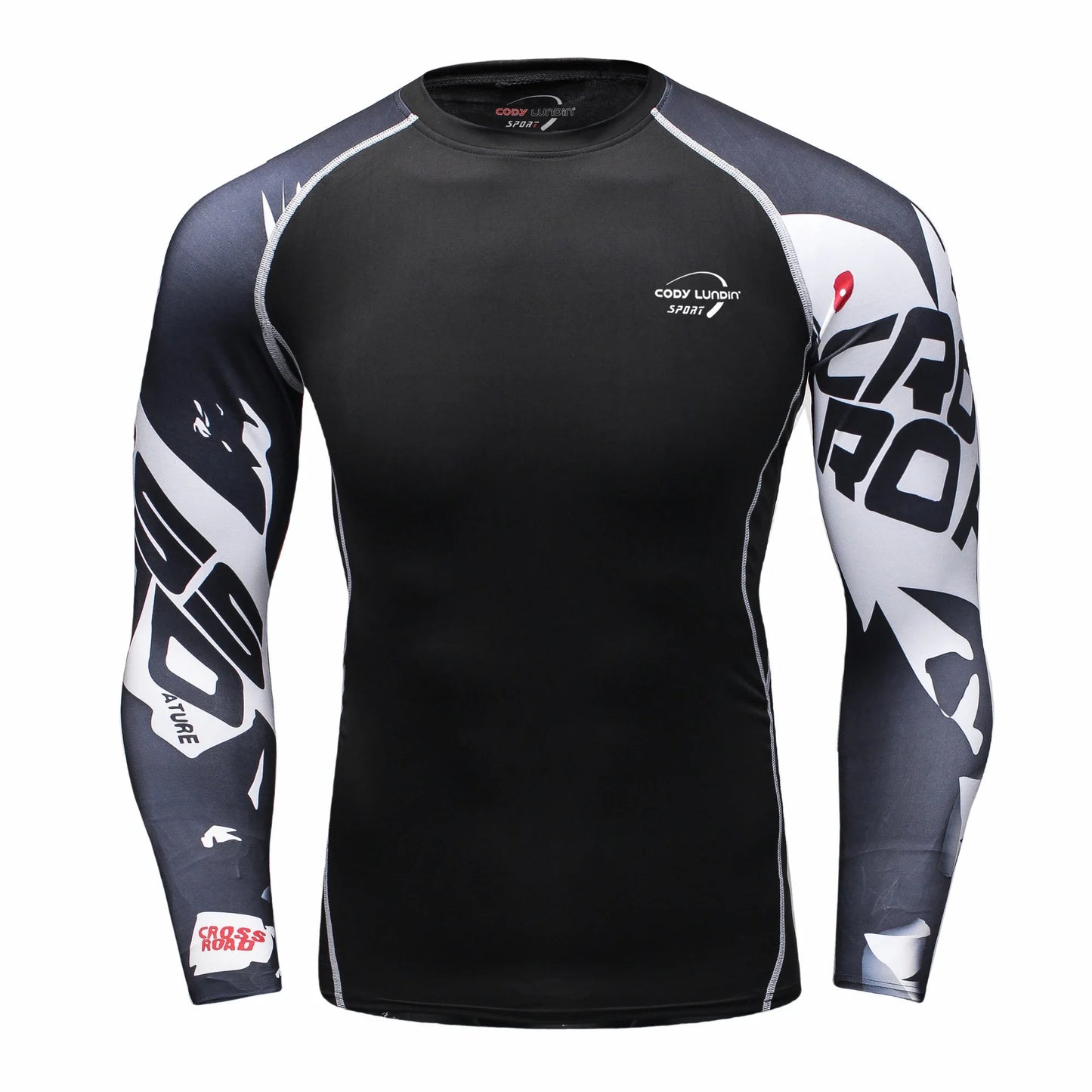 Cody Lundin Men Long Sleeve Compression Athletic Workout Shirt Water Sports UPF 50+ Rash Guard High Quality Jiu Jitsu Gi BJJ Top