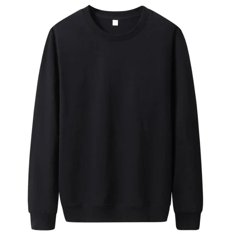 Men's Fashionable Thin Solid Color Pullover Hoodie for Autumn Casual Street Style Ideal Wear