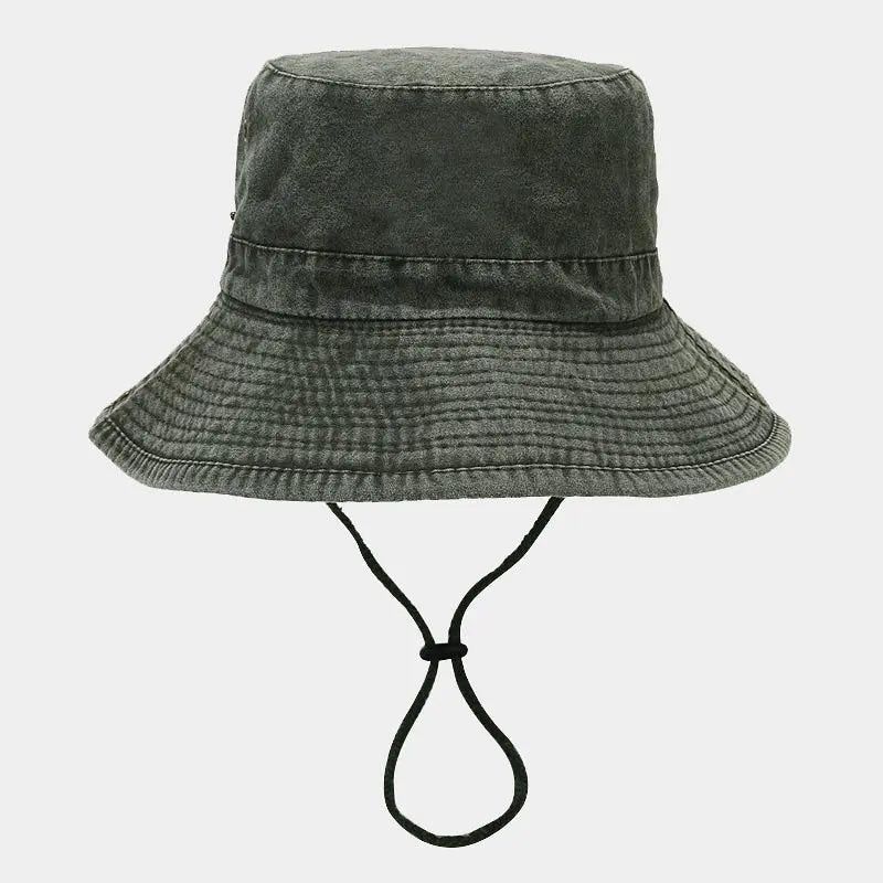 2023 Four Seasons Cotton Solid Bucket Hat Fisherman Hat Outdoor Travel Sun Cap for Men and Women 191