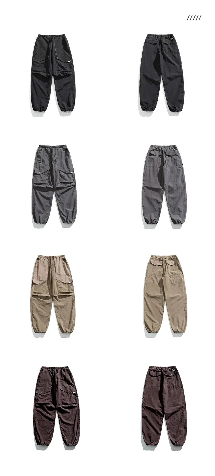 Spring Summer Korean Outdoor Functional Waterproof Cargo Pants For Men Clothing Harajuku Joggers Casual Breathable Pants Male