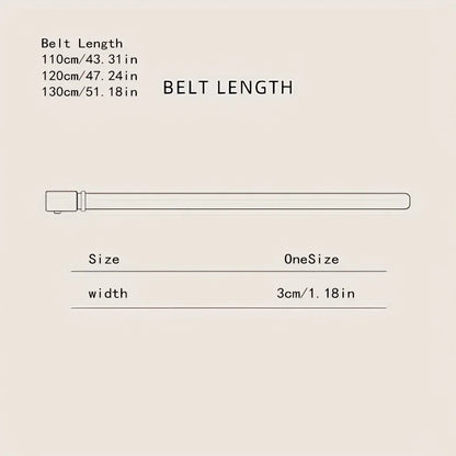1 Piece of Men's Fashionable Pu Leather Belt, Simple Retro Design, Smooth Belt Buckle, Suitable for Men's Daily Life, Casual Gatherings, Holiday Work, and Other Occasions.