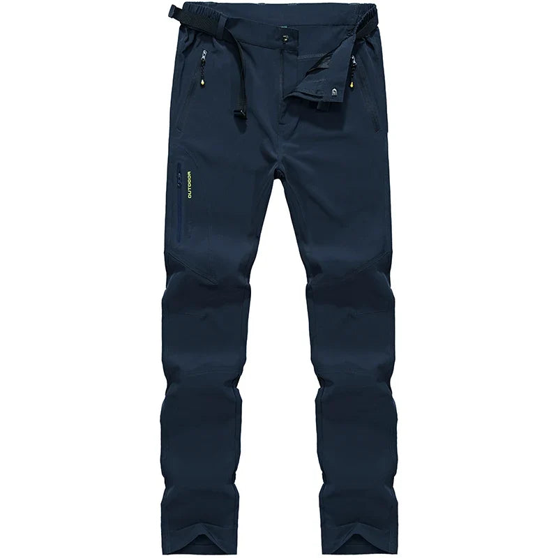 Hiking Pants Men Quick Dry Trekking Camping Climbing Running Outdoor Rain Pants Stretch Breathable Elasticity Trousers Men