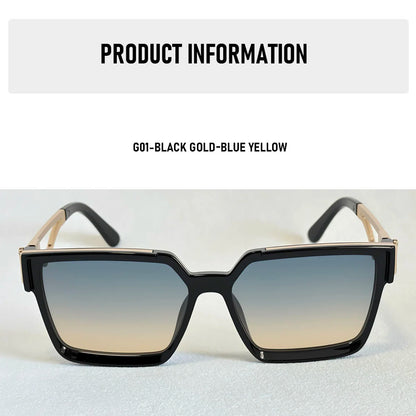 Millionaire Square Sunglasses Women 2026 UV400 Protection Sunglass Men Luxury Brand Design Fashion Glasses Gafas De Sol Hombre